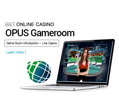 iBET Online Casino –LiveCasino Gameroom Introduction OPUS 1 495x400