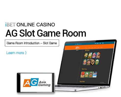 iBET Online Casino –Slots Gameroom Introduction ag gameroom 1 495x400