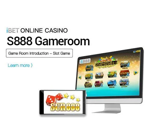 iBET Online Casino –Slots Gameroom Introduction s888 gameroom 495x400