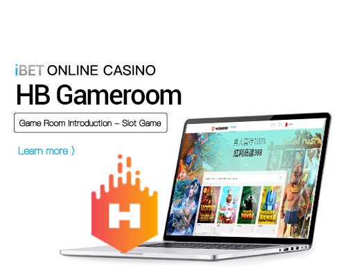 iBET Online Casino –Slots Gameroom Introduction hb gameroom 495x400