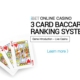 iBET Online Casino 3 Card Baccarat ranking system 495x400