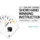 iBET Online Casino Winning Instructions for Show Hand 495x400