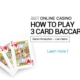 iBET Online Casino how to play3 Card Baccarat 495x400
