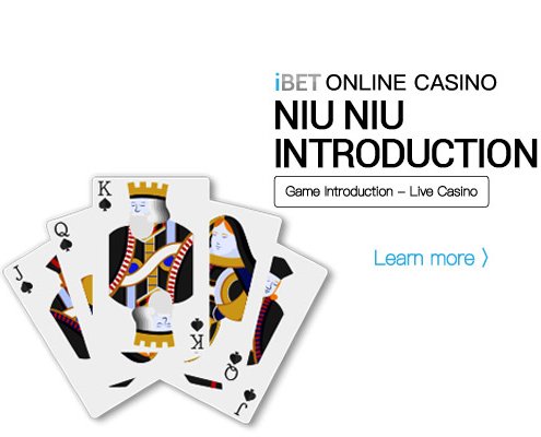 iBET Online Casino NIU NIU Introduction 495x400