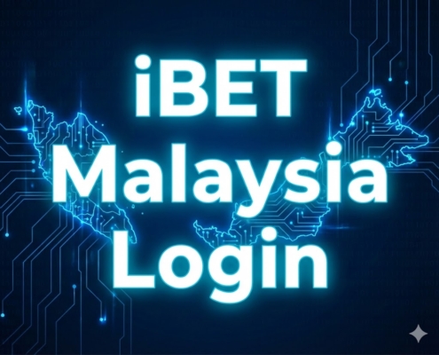 Cover image featuring the text "iBET Malaysia Login" over a digital map of Malaysia.