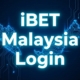 Cover image featuring the text "iBET Malaysia Login" over a digital map of Malaysia.